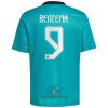 Officiële Voetbalshirt Real Madrid Karim Benzema 9 Derde 2021-22 - Heren